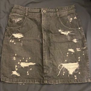 Zara denim skirt
